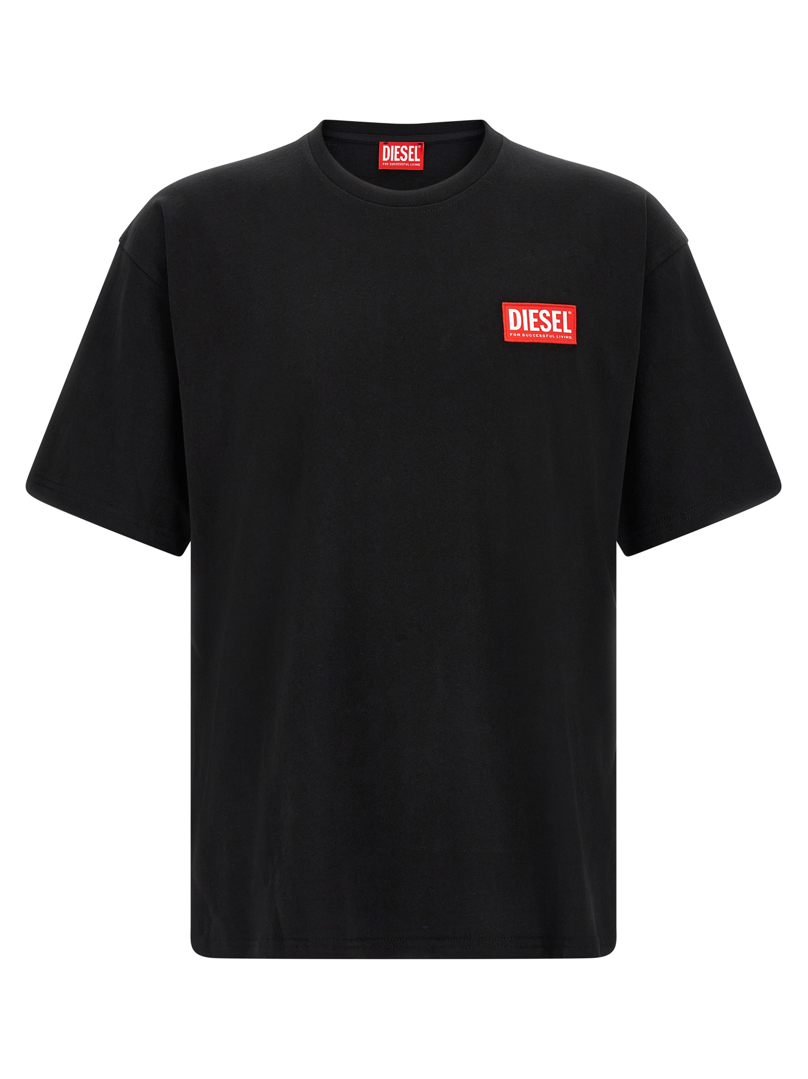 Diesel T-Boxt-Lab Heren T-Shirt – Zwart - Afbeelding 1