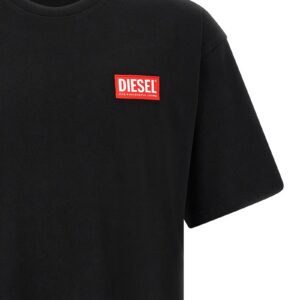 Diesel T-Boxt-Lab Heren T-Shirt – Zwart - Afbeelding 3