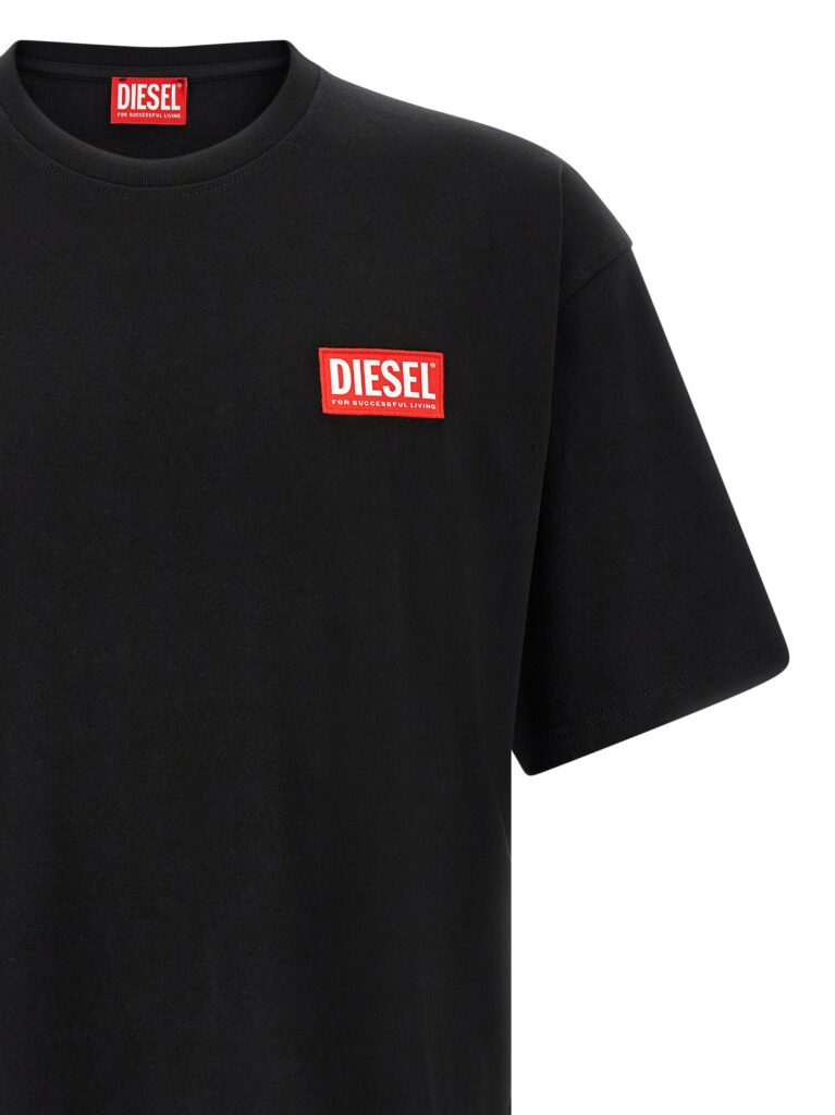 Diesel T-Boxt-Lab Heren T-Shirt – Zwart