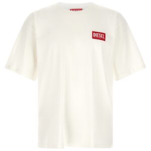 Diesel T-Boxt-Lab Heren T-Shirt – Crème - Afbeelding 1