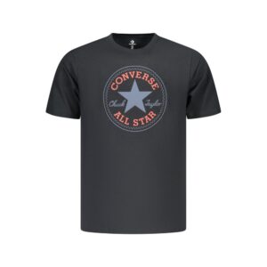 Converse Heren T-shirt – Zwart - Afbeelding 1