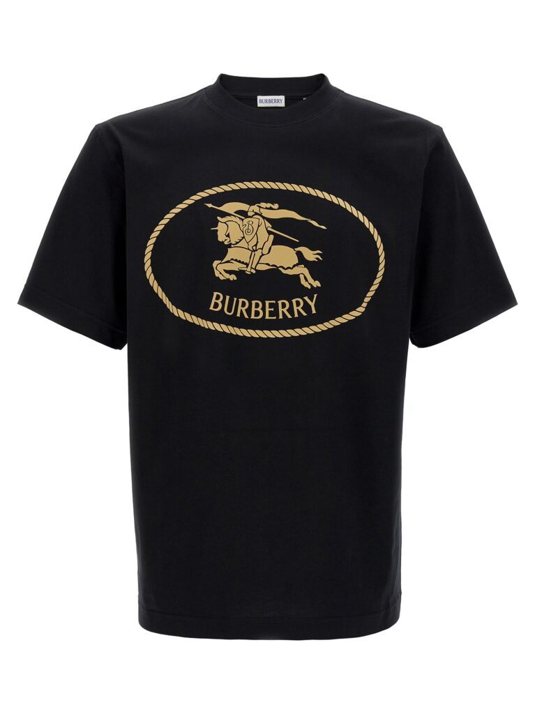 Burberry Knight Stamp Heren T-Shirt – Zwart