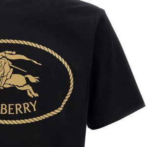 Burberry Knight Stamp Heren T-Shirt – Zwart - Afbeelding 3