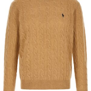 Polo Ralph Lauren Heren Kabeltrui – Beige - Afbeelding 1