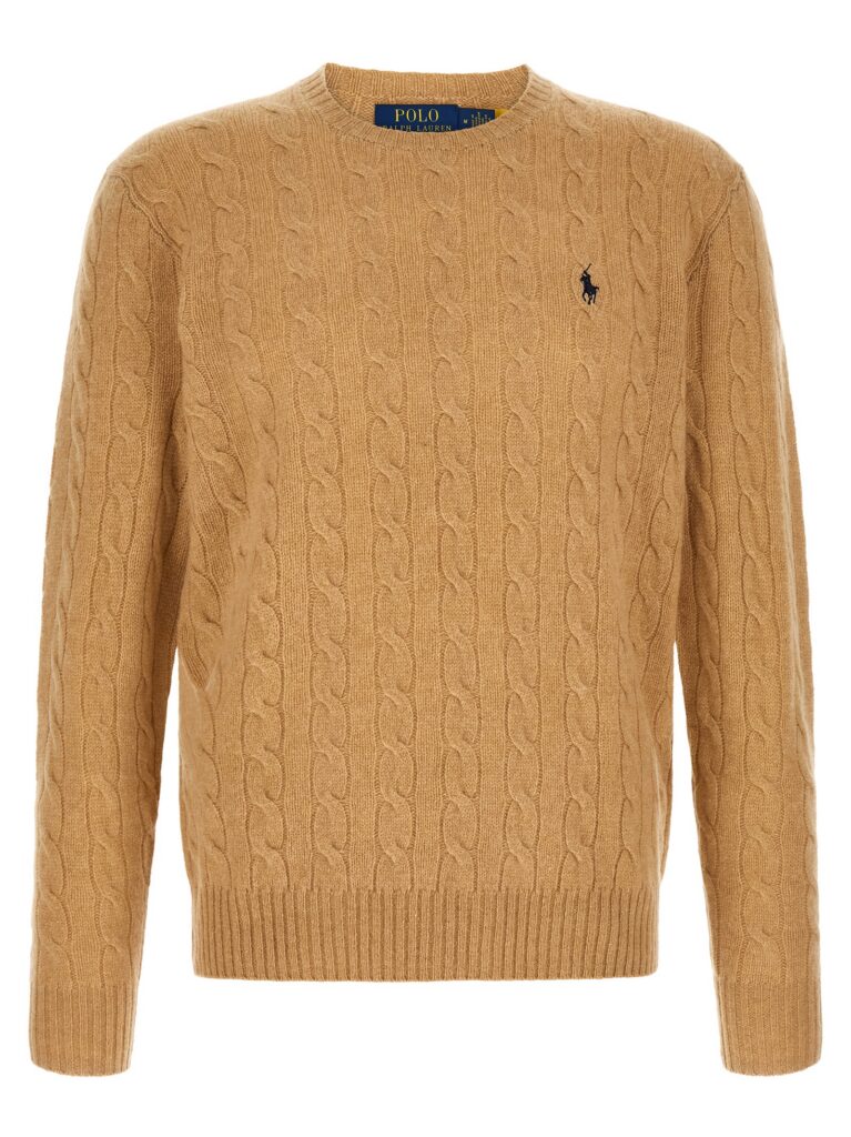 Polo Ralph Lauren Heren Kabeltrui – Beige