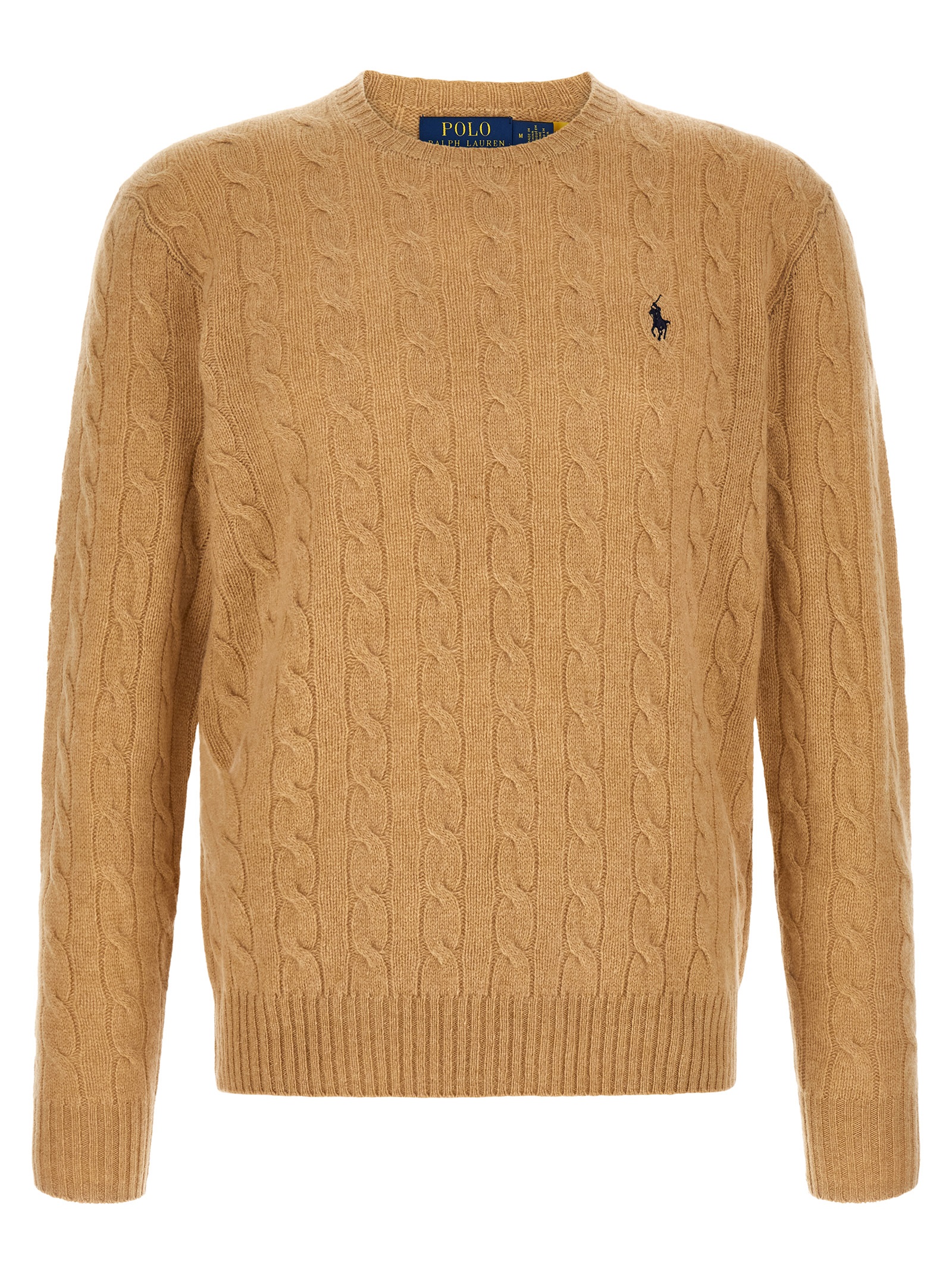 Polo Ralph Lauren Heren Kabeltrui – Beige - Afbeelding 1