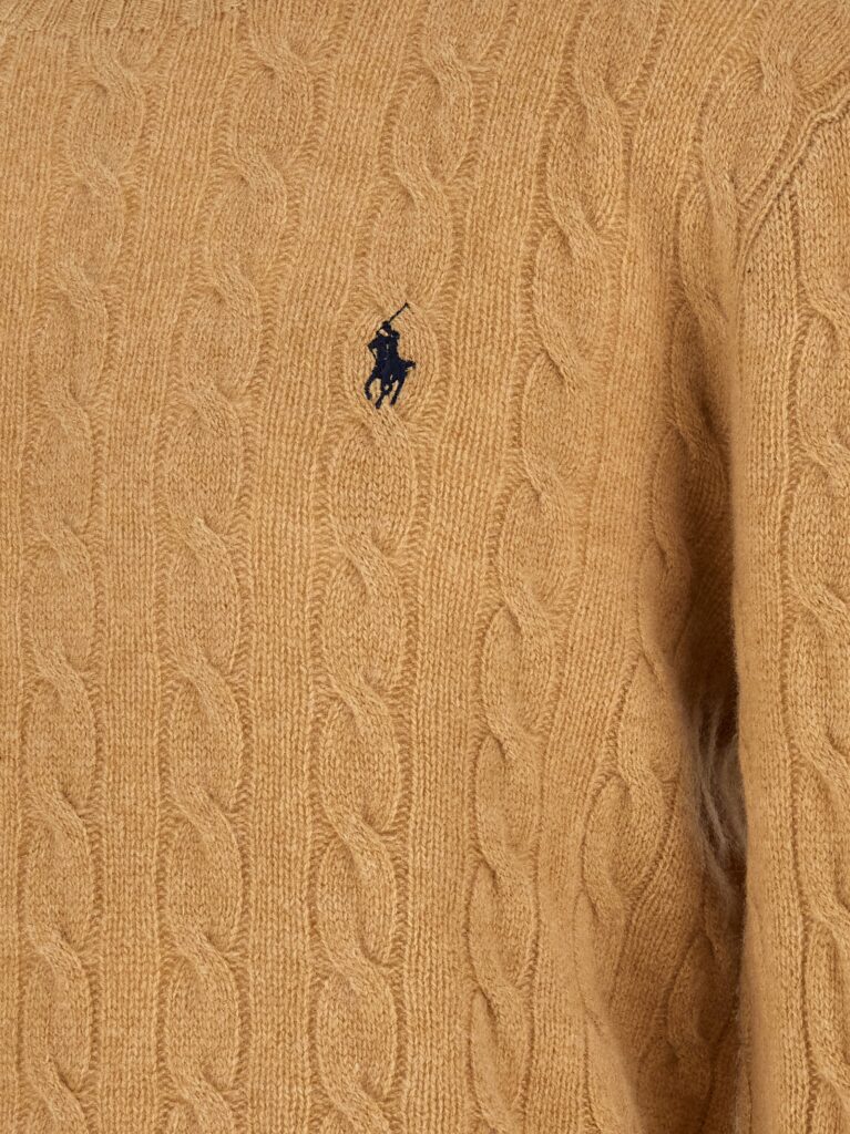 Polo Ralph Lauren Heren Kabeltrui – Beige