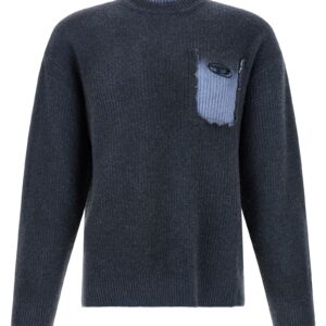 Diesel K-Pickler Heren Trui – Blauw - Afbeelding 1