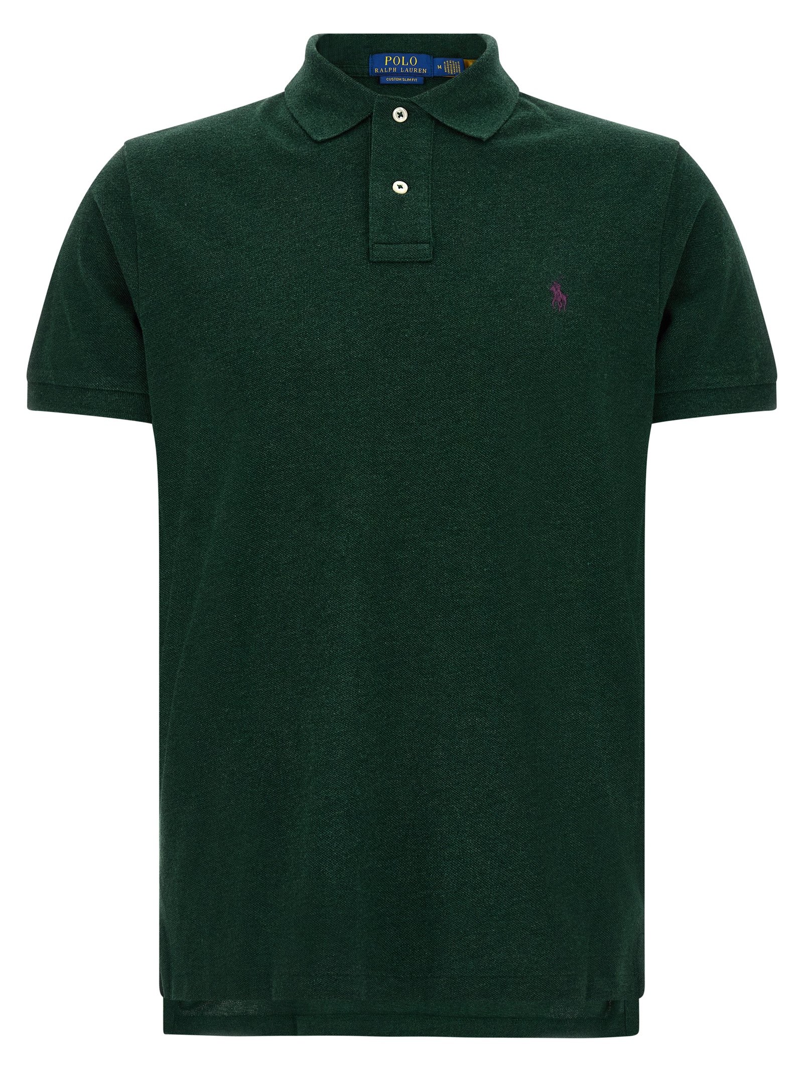 Polo Ralph Lauren Heren Polo Custom Slim Fit – Groen - Afbeelding 1