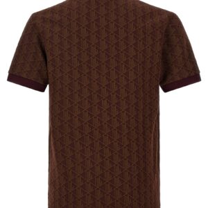 Lacoste Heren T-Shirt – Bruin Monogram - Afbeelding 2