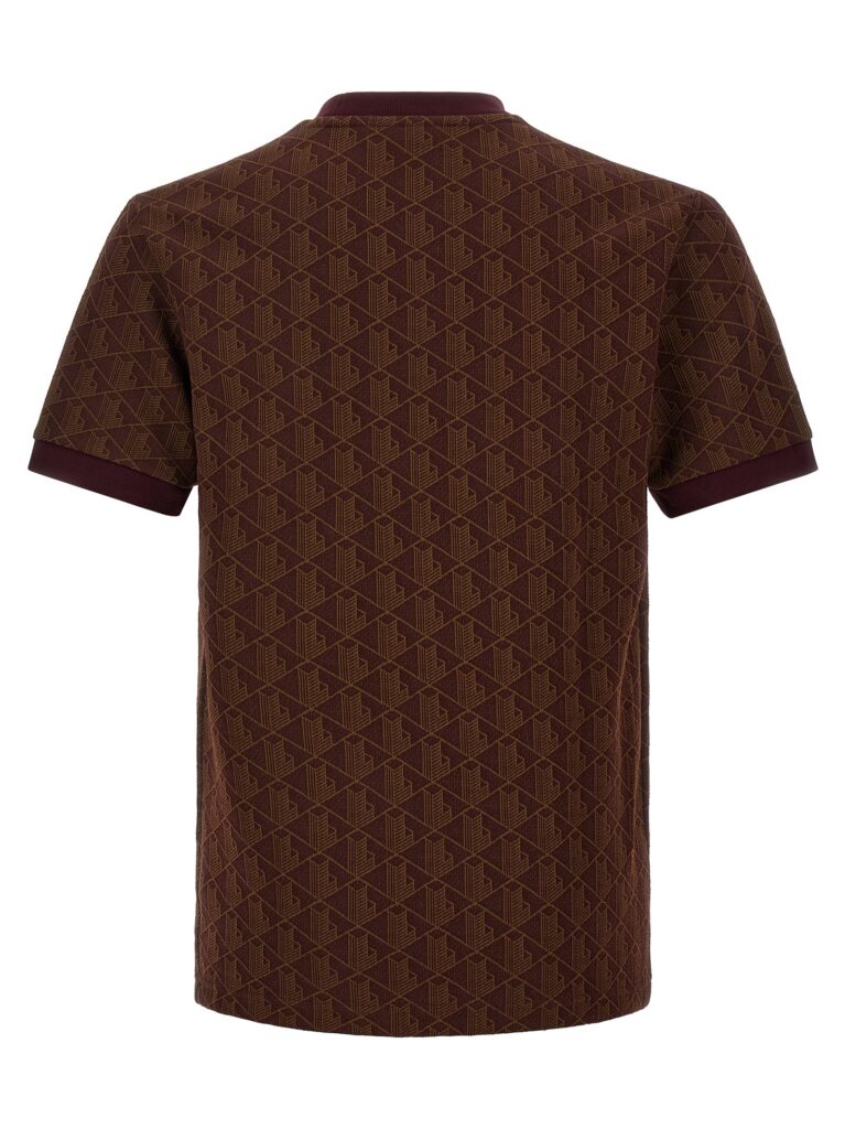 Lacoste Heren T-Shirt – Bruin Monogram