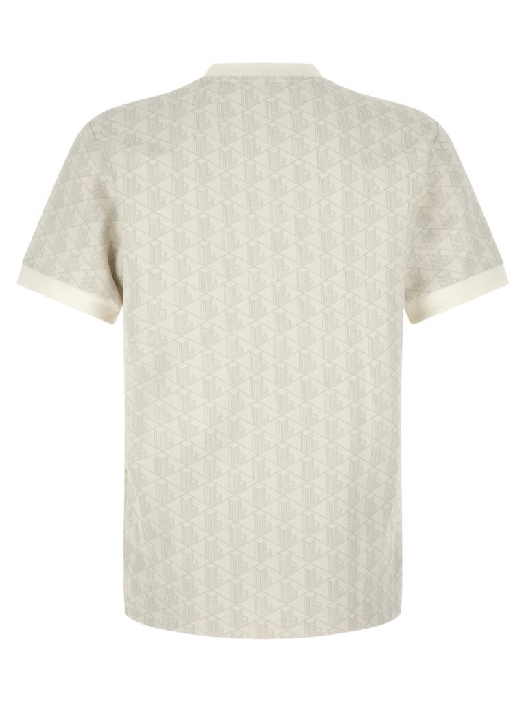 Lacoste Heren T-Shirt – Beige Monogram