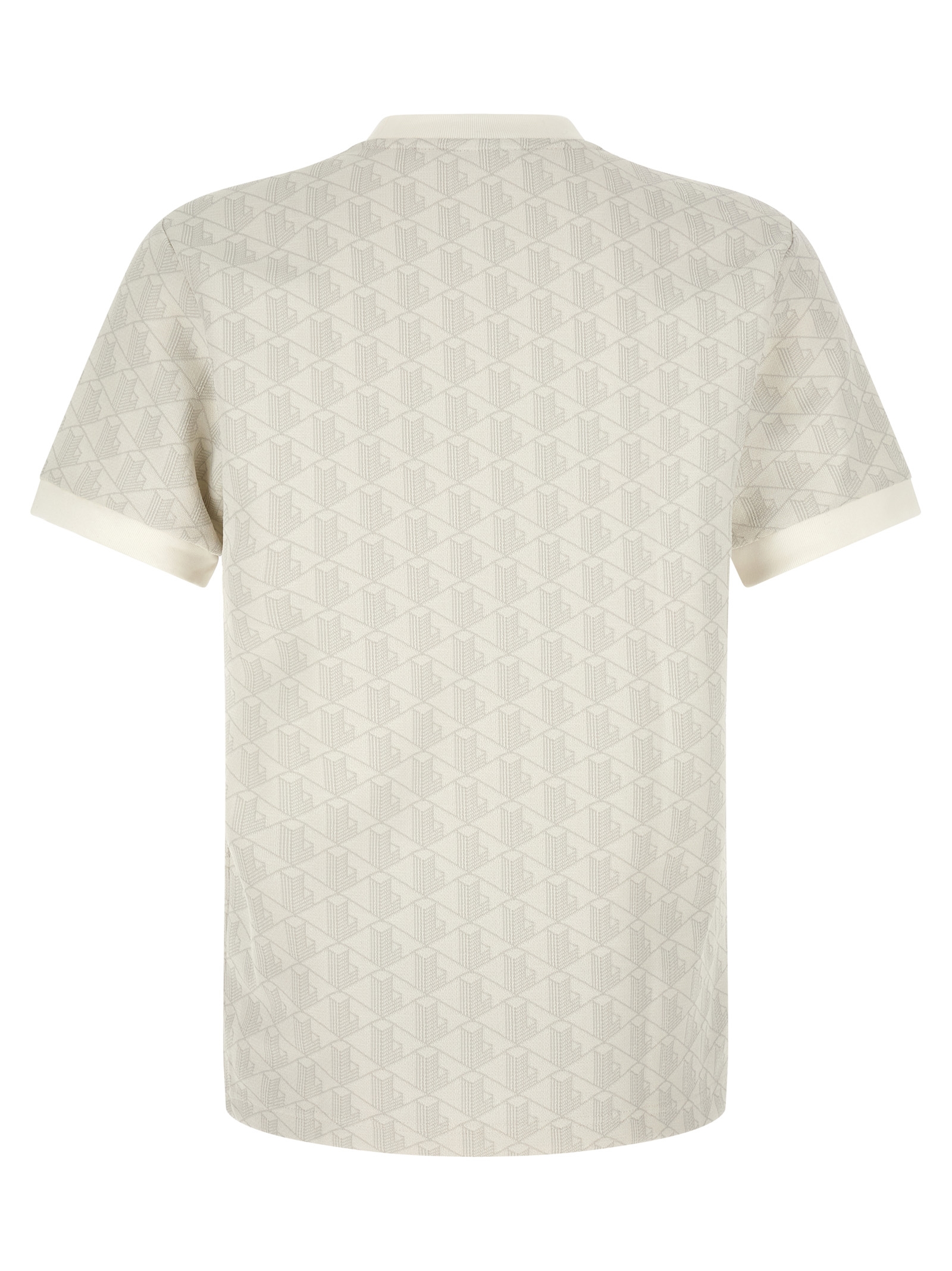 Lacoste Heren T-Shirt – Beige Monogram - Afbeelding 2