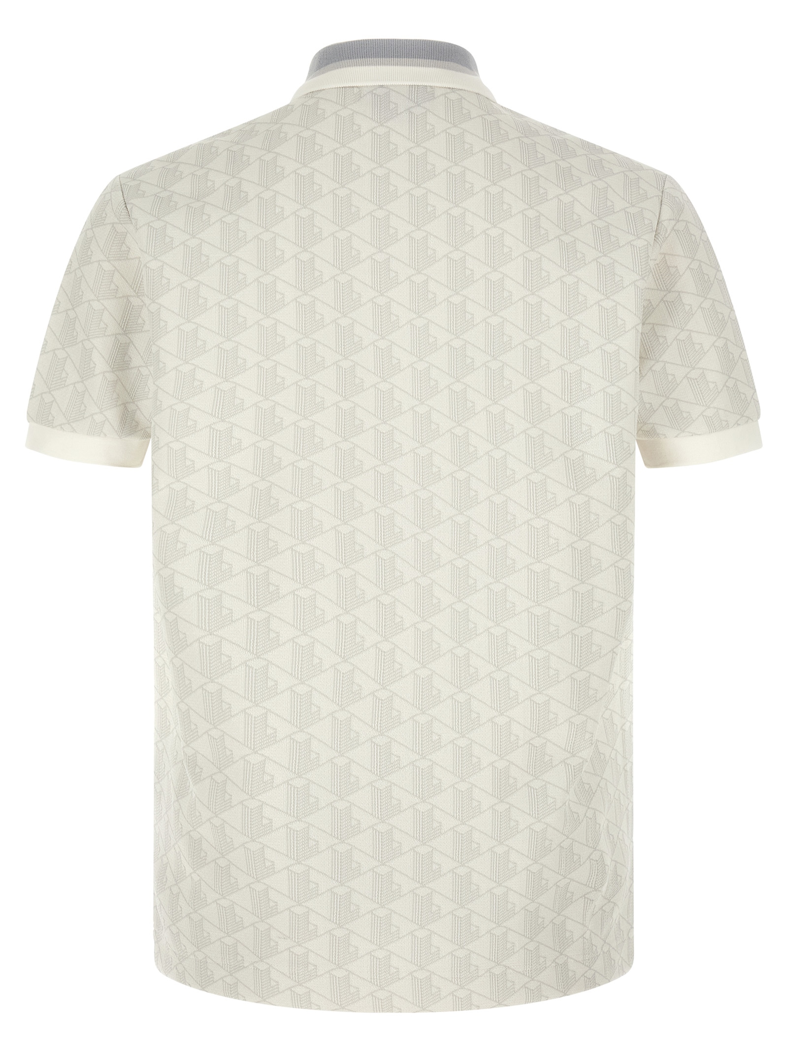 Lacoste Heren Poloshirt – Wit Monogram - Afbeelding 2