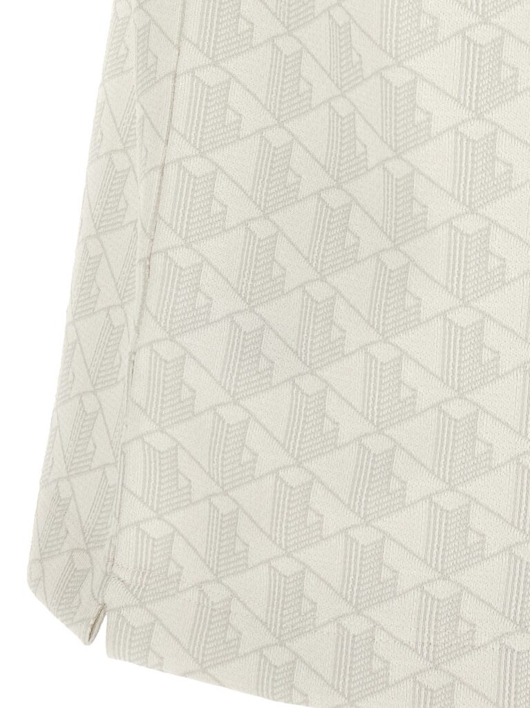 Lacoste Heren Poloshirt – Wit Monogram