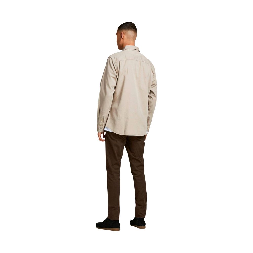 Jack & Jones Heren Denim Overhemd – Beige