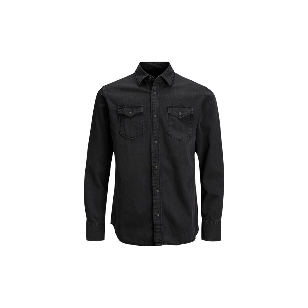 Jack & Jones Heren Denim Overhemd – Zwart