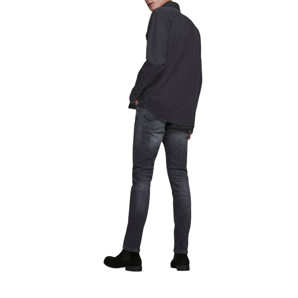 Jack & Jones Heren Denim Overhemd – Zwart