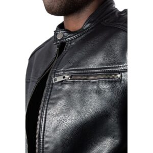 Jack & Jones Heren Jack van Imitatieleer – Zwart - Afbeelding 3