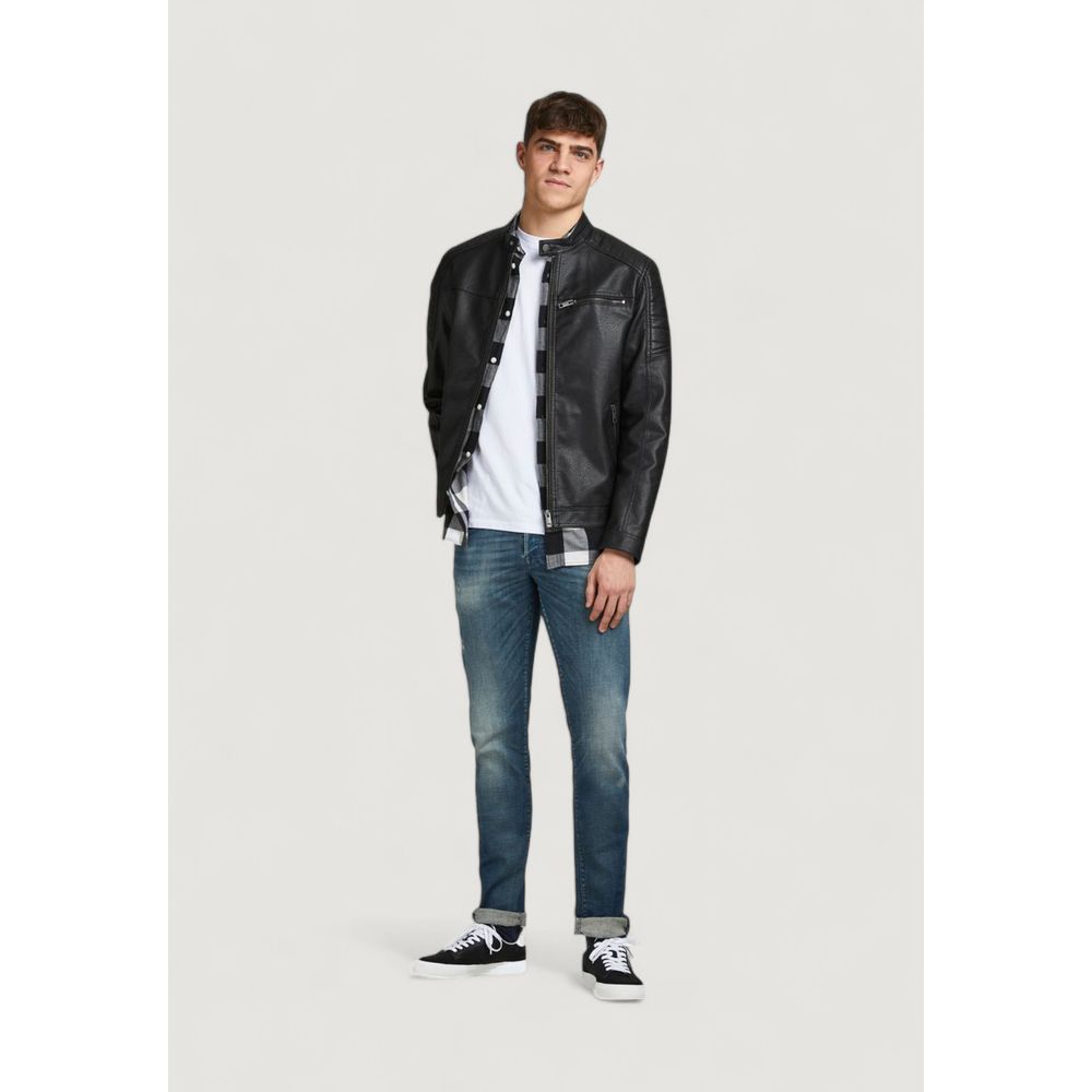 Jack & Jones Heren Jack van Imitatieleer – Zwart