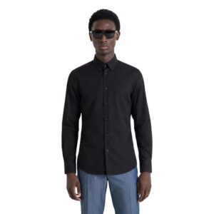 Antony Morato Napoli Heren Overhemd – Zwart - Afbeelding 4