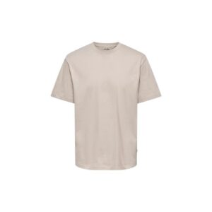 Only & Sons Heren T-shirt – Beige - Afbeelding 3