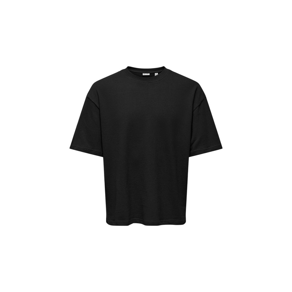 Only & Sons Heren T-shirt – Zwart