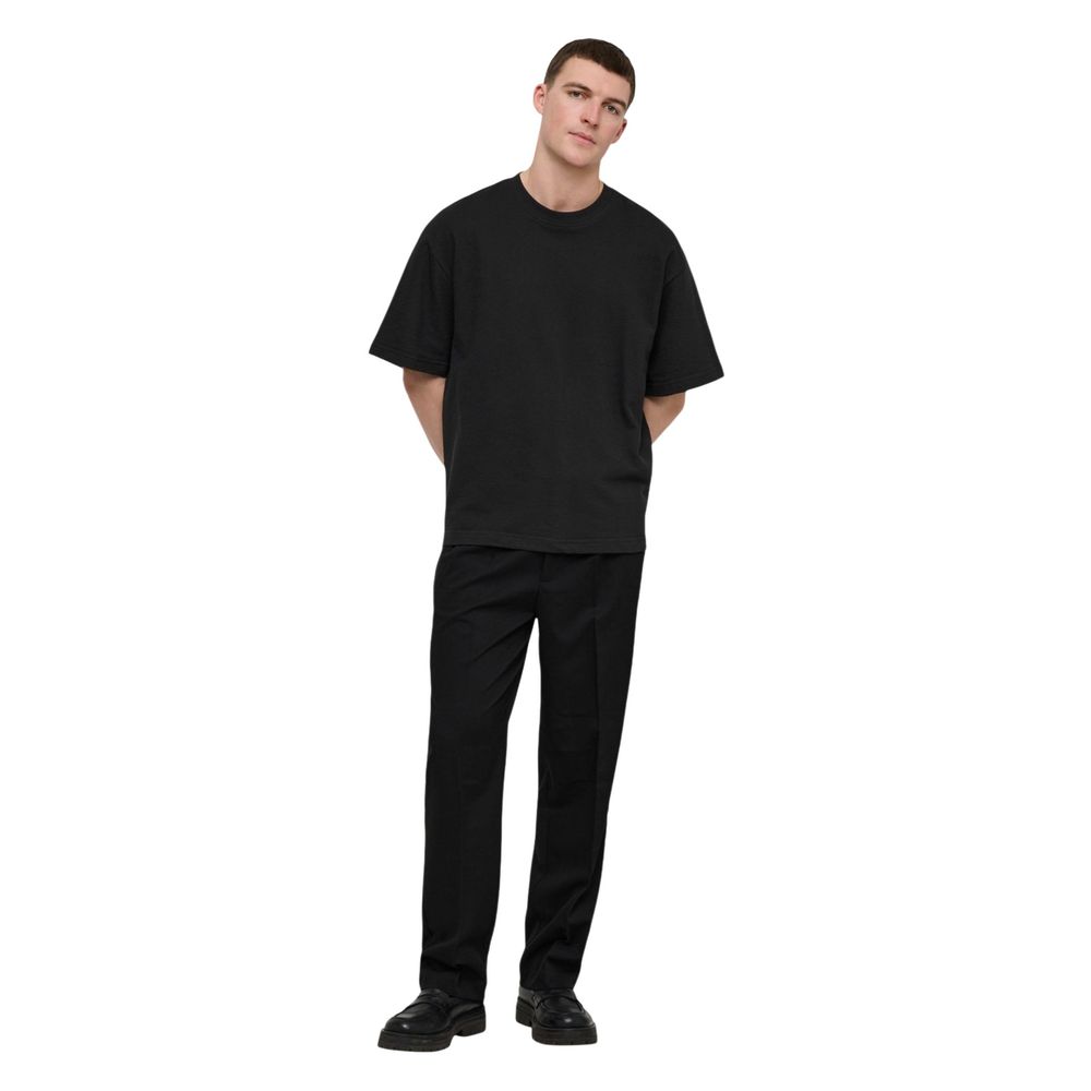 Only & Sons Heren T-shirt – Zwart