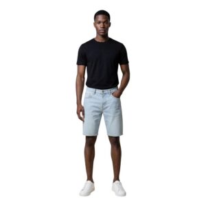 Antony Morato Argon Slim Fit Heren Bermuda – Lichtblauw - Afbeelding 5
