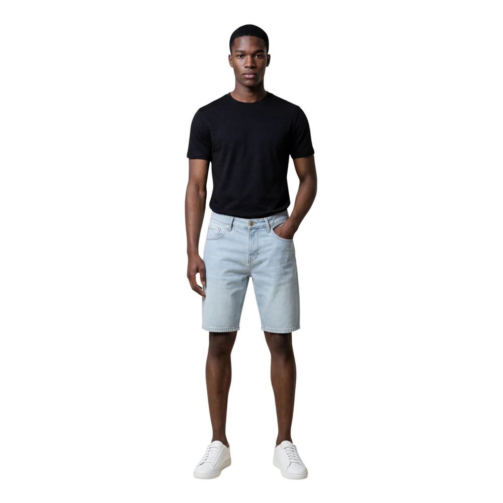 Antony Morato Argon Slim Fit Heren Bermuda – Lichtblauw