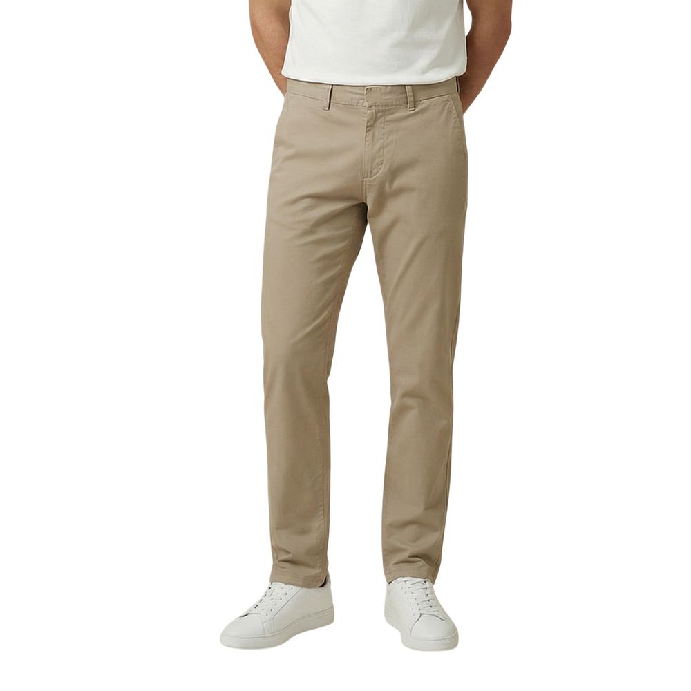 GANT Slim Sports Chinos Heren Broek – Beige