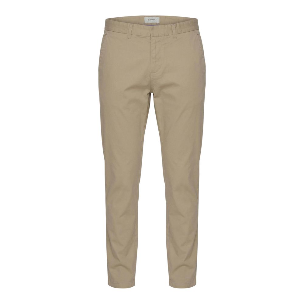 GANT Slim Sports Chinos Heren Broek – Beige