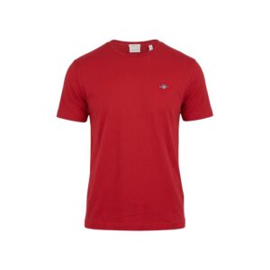 GANT Reg Shield Heren T-Shirt – Rood - Afbeelding 2