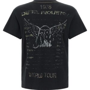 Diesel T-Gerio-A Heren T-Shirt – Zwart - Afbeelding 2