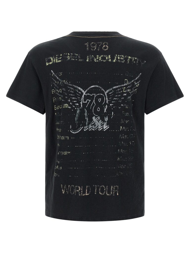 Diesel T-Gerio-A Heren T-Shirt – Zwart