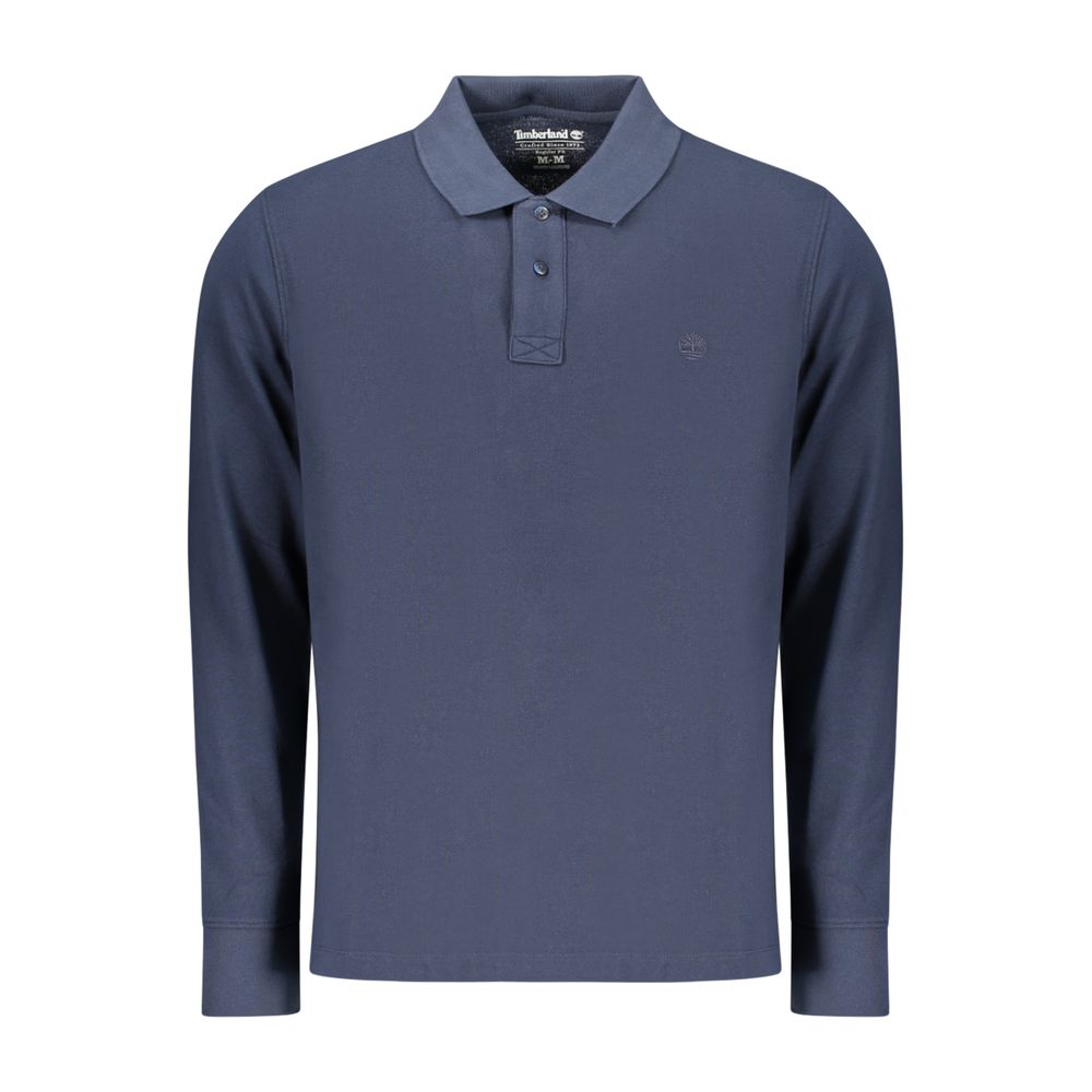 Timberland Heren Polo Lange Mouw – Blauw