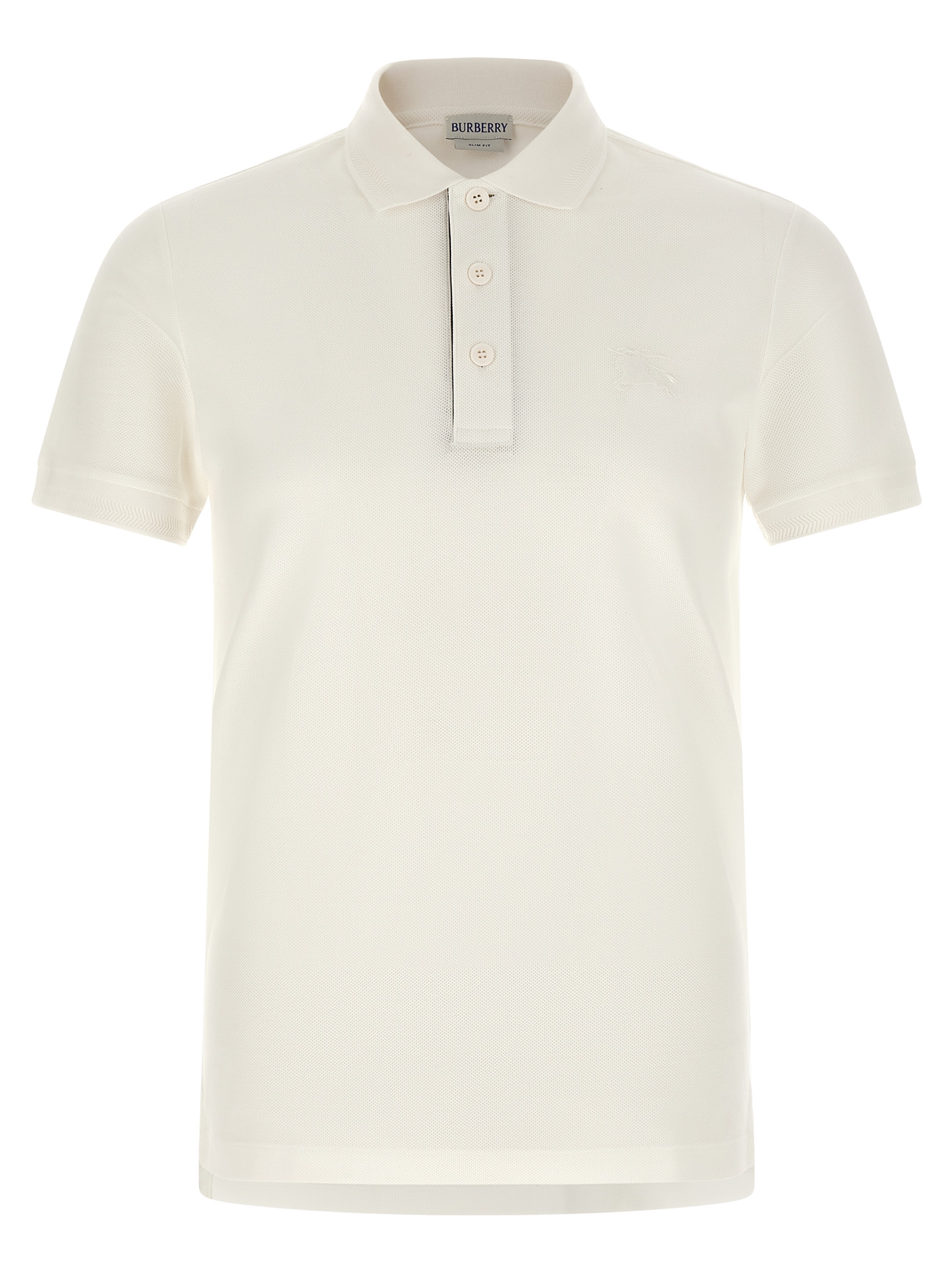 Burberry Eddie Heren Poloshirt – Wit - Afbeelding 1