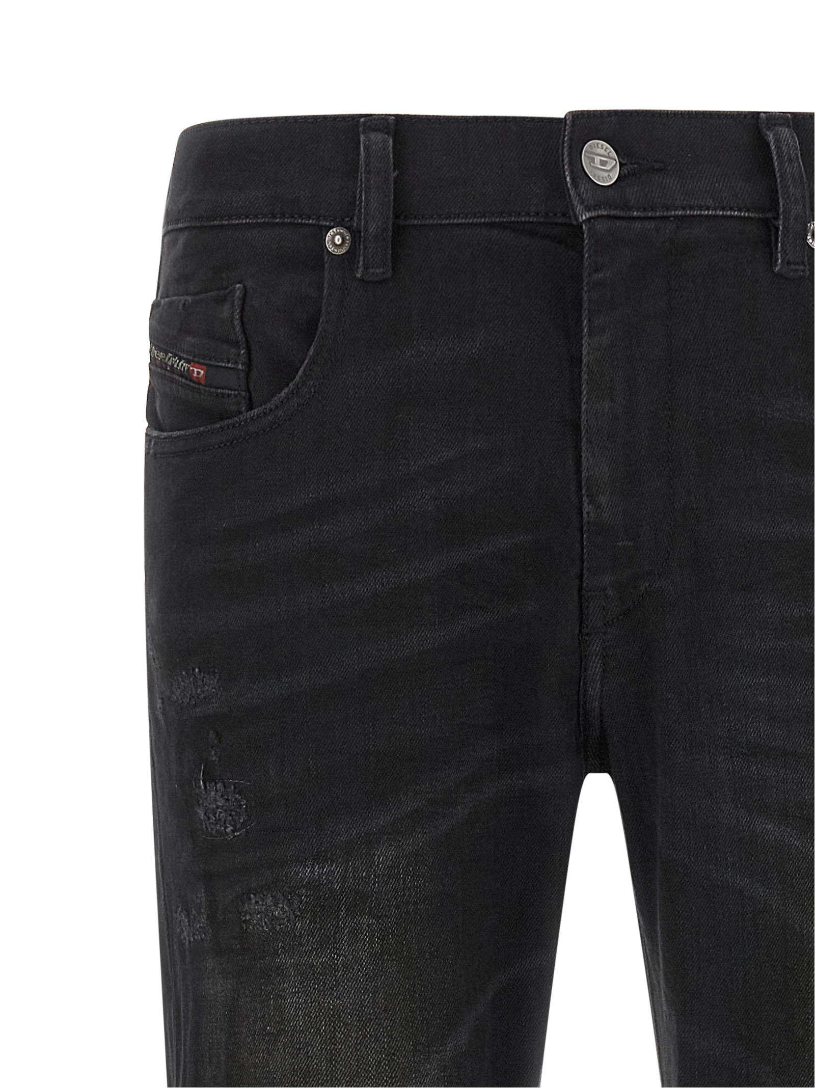 Diesel 2019 D-Strukt Heren Jeans – Zwart - Afbeelding 3