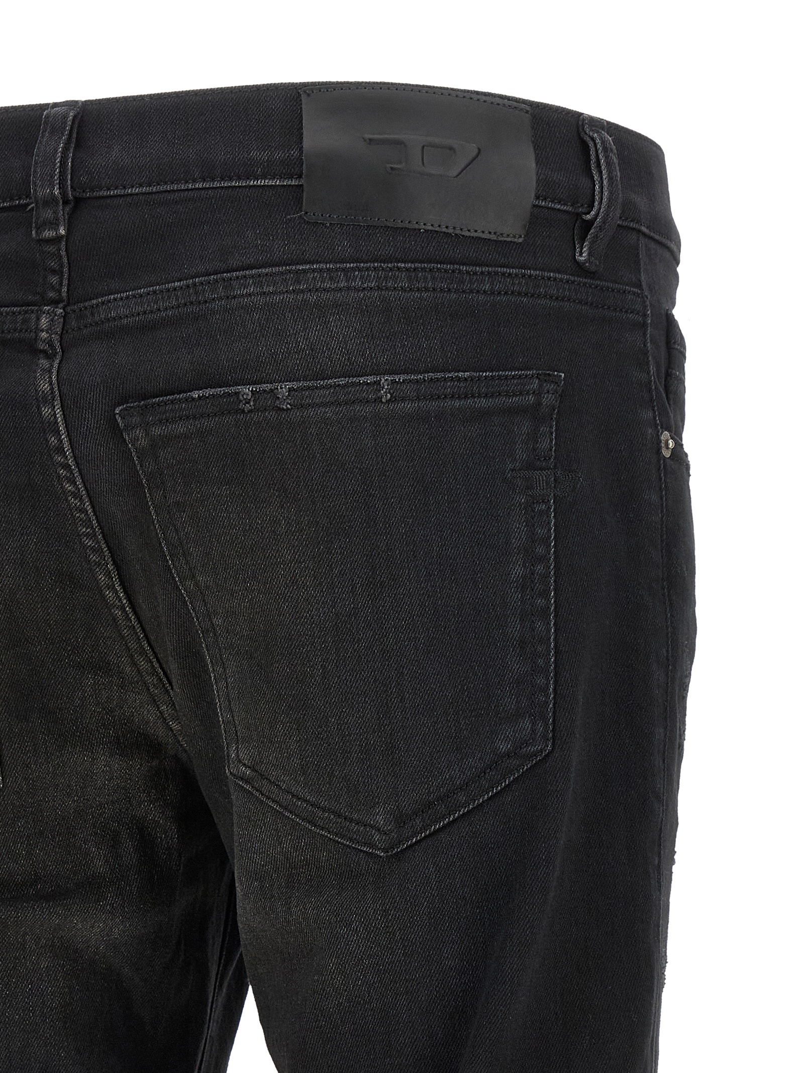 Diesel 2019 D-Strukt Heren Jeans – Zwart - Afbeelding 4