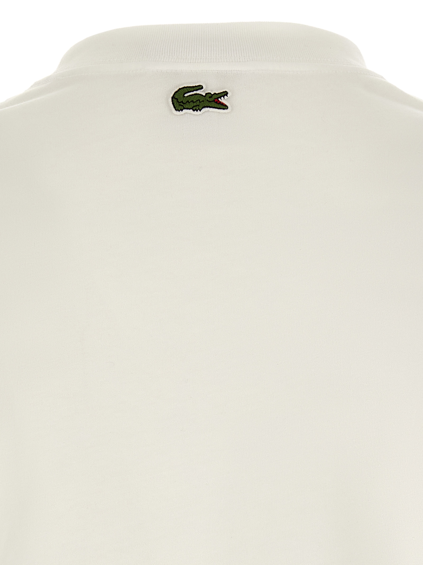 Lacoste Heren T-Shirt – Wit - Afbeelding 4