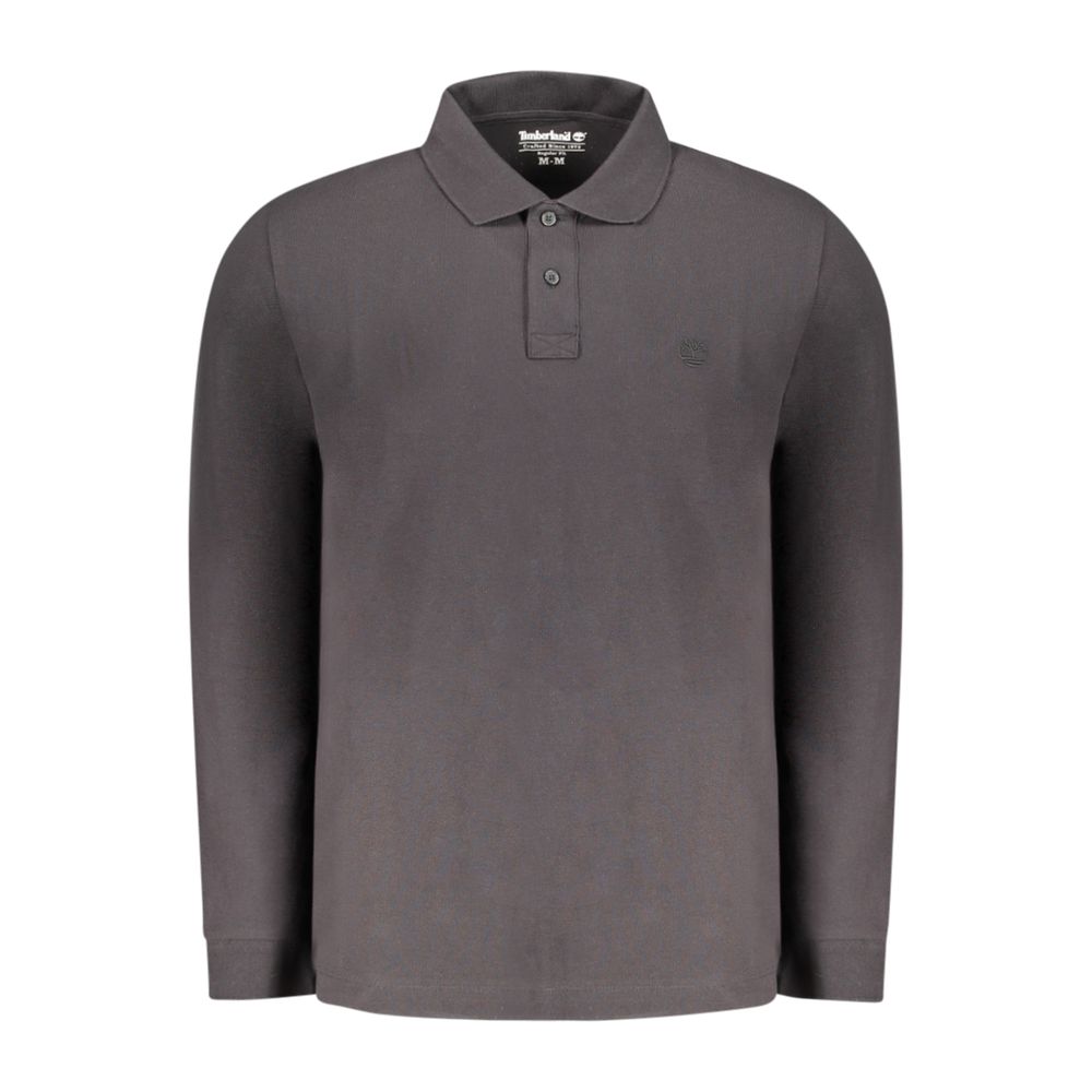 Timberland Heren Polo Lange Mouw – Zwart