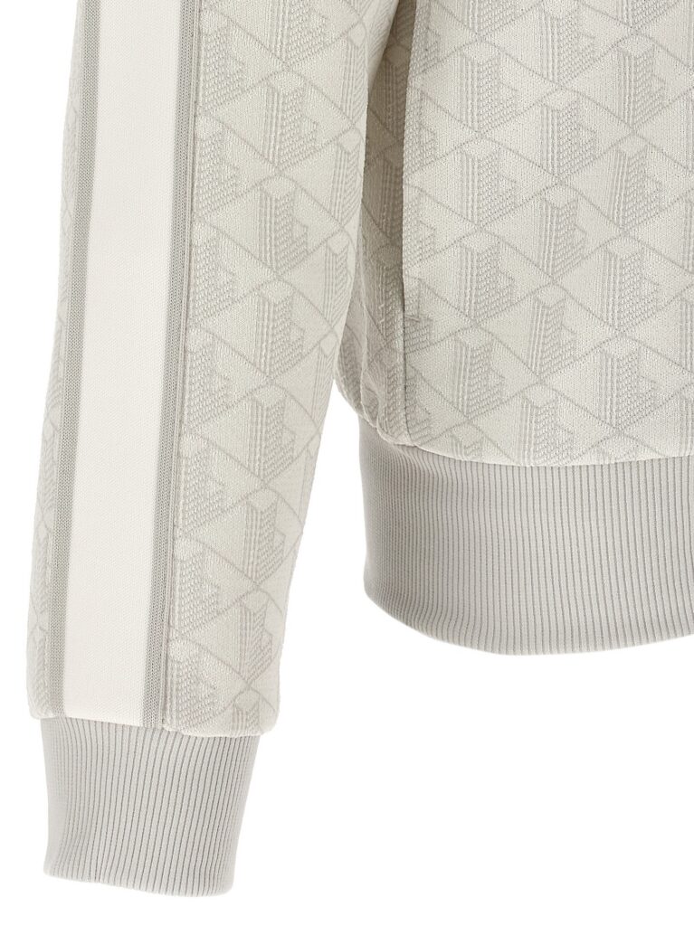 Lacoste Paris Jacquard Heren Sweatshirt – Grijs