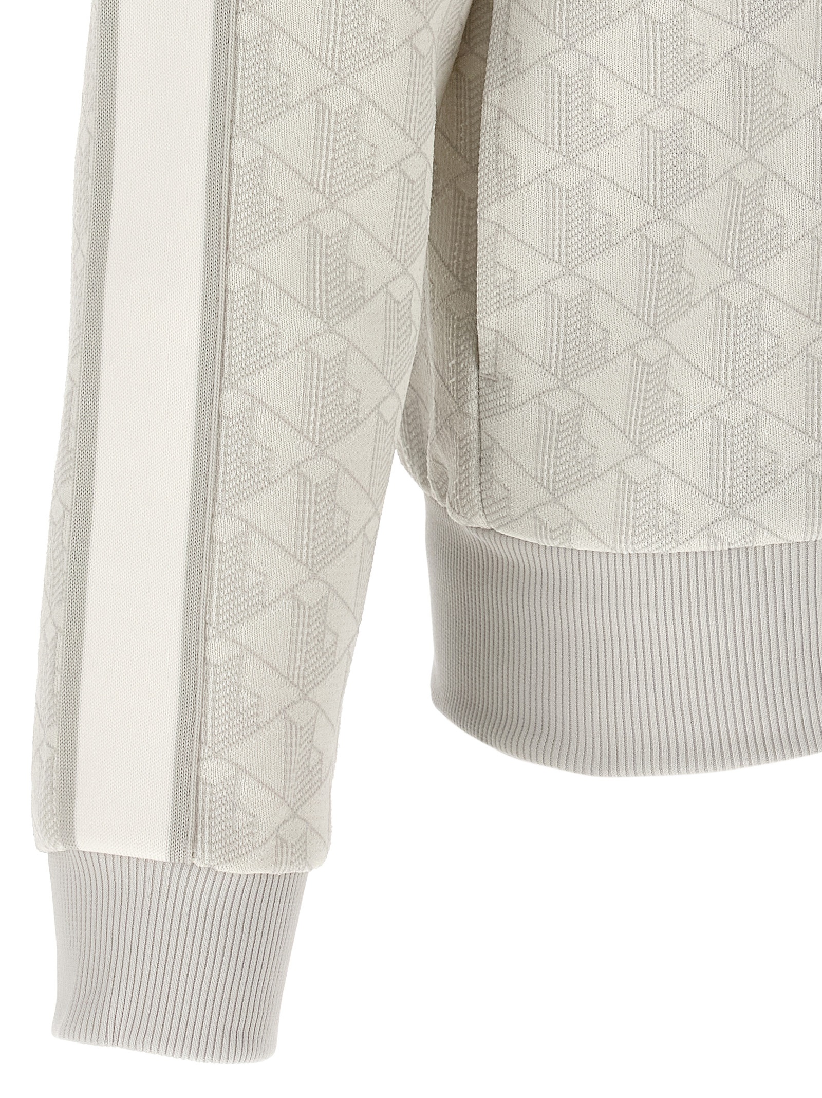 Lacoste Paris Jacquard Heren Sweatshirt – Grijs - Afbeelding 5