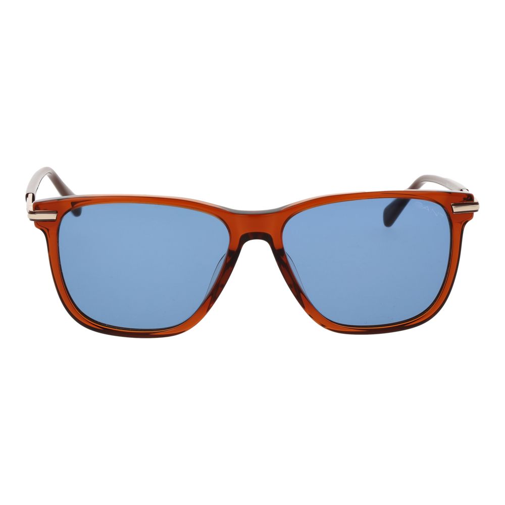 GANT Heren Zonnebril – Bruin met Blauwe Glazen