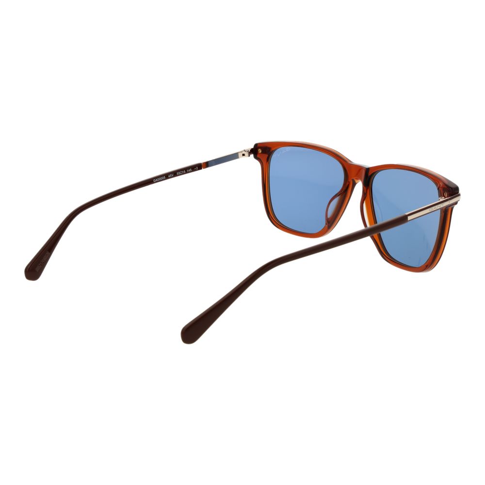 GANT Heren Zonnebril – Bruin met Blauwe Glazen