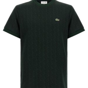 Lacoste Heren T-Shirt – Groen Monogram - Afbeelding 1