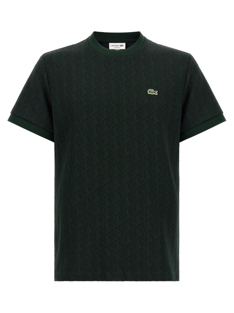 Lacoste Heren T-Shirt – Groen Monogram