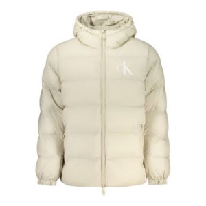 Calvin Klein Heren Jas met Capuchon – Beige - Afbeelding 1