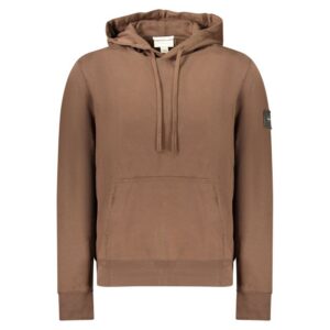 Calvin Klein Heren Hoodie – Bruin - Afbeelding 1