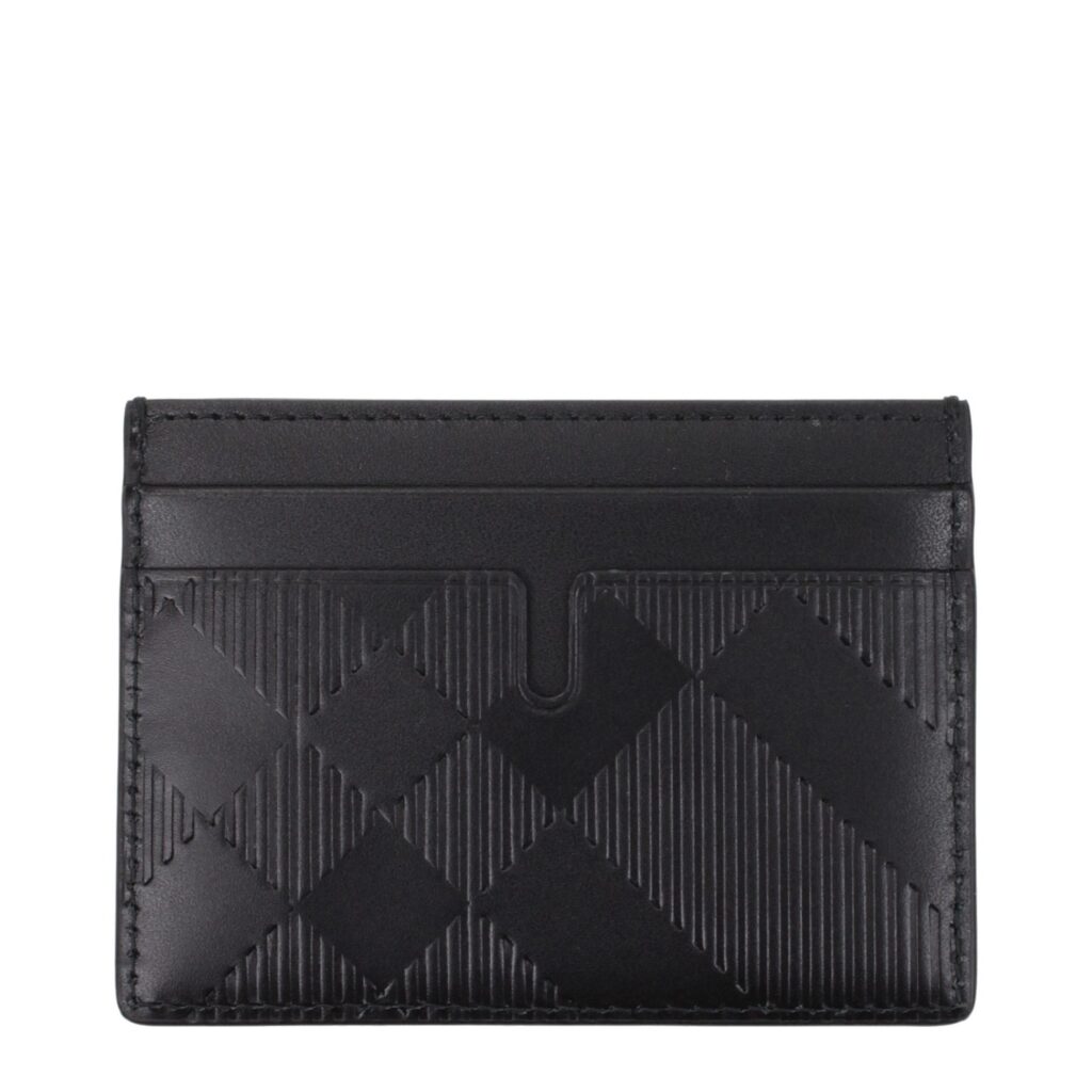 Burberry Leren Kaarthouder – Zwart